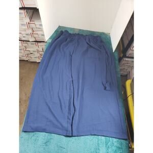 Cueply Pants Size 4X Womens Blue Stretch Polyester Plus Pull On Wide Leg NWT